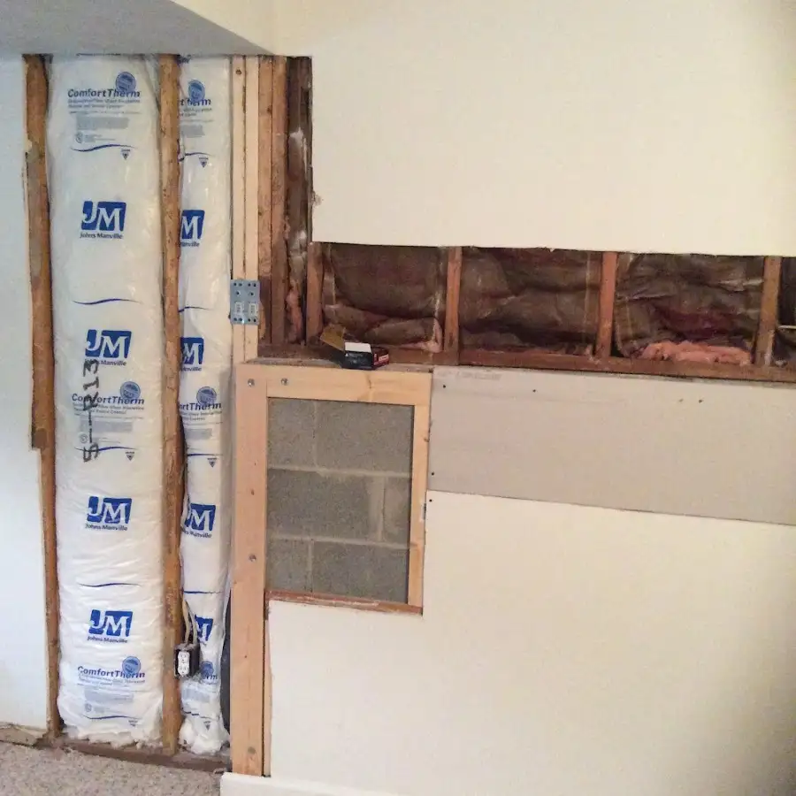 Wall insulation replacement during Contents Cleaning & Restoration in Canyon Lake